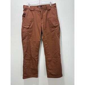 5.11 Tactical Mens Ripstop Cargo Pants Brown 34x30 Work Outdoor Hiking